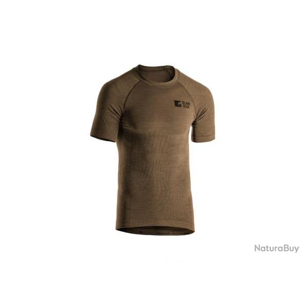 Clawgear - Merino Seamless Shirt SS - Taille S - Stonegrey Olive - R�f: 12049420125