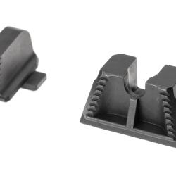 Strike Industries Iron Front and Rear sights for Sig Sauer P320 Suppressor Height - Ref: SI-P320-SIG