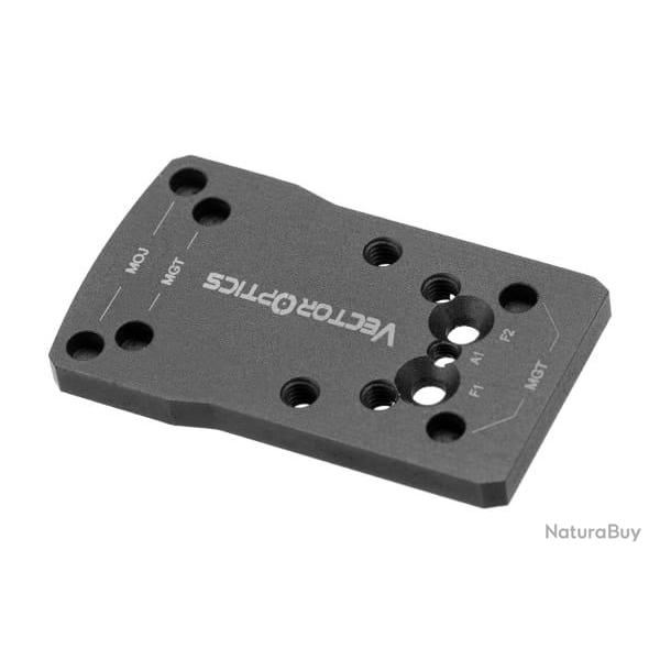 Vector Optics - 2-in-1 Adapter For Glock Pistols MOJ / RMR and MGT / RMR - Black - R�f: 12844606000