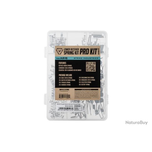 Strike Industries M4 AR-15 Lower Receiver Spring Kit Gunsmith Box - Ref: SI-AR-LRSK-PRO