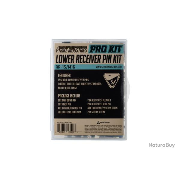 Strike Industries AR-15 Lower Receiver Pin Kit PRO Kit - Ref: SI-AR-LRPK-PRO