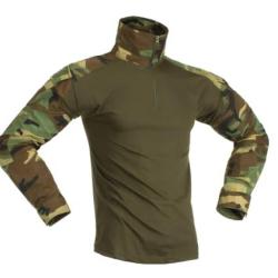 Invader Gear - Combat Shirt - Taille XS - Woodland - R&eacute;f: 10214882220