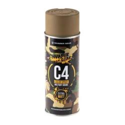Invader Gear - C4 Mil Grade Color Spray - RAL8000 - R&eacute;f: RAL 8000