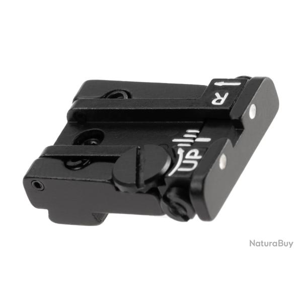 LPA Adjustable Rear Sight for Glock - Ref: 12222900000