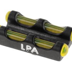 LPA Yellow Twin Fiber Optics Front Sight 3,0 MA Thread - Ref: 12232500000