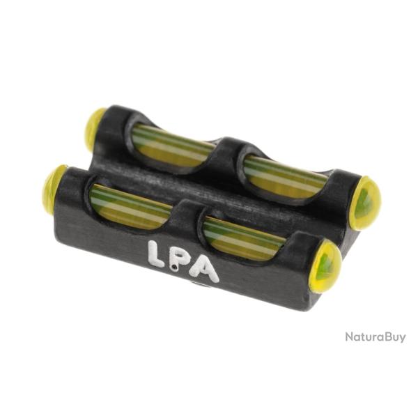 LPA Yellow Twin Fiber Optics Front Sight 3,0 MA Thread - Ref: 12232500000