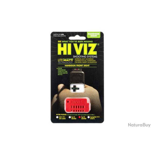 HIVIZ LiteWave Front Sight for Sig P-Series SGLW08 - Ref: SGLW08
