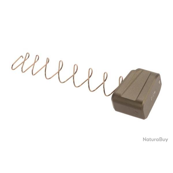 Strike Industries - Aluminum Extended Magazine Plate for Glock 19 - Dark Earth - R�f: SI-EMP-AL-G19-