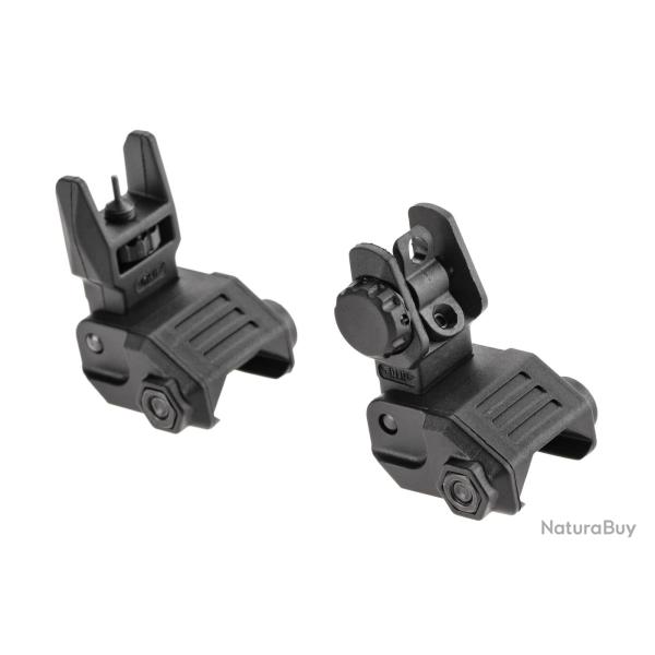 DLG Tactical Low Profile Folding Sight Set - Ref: DLG-166