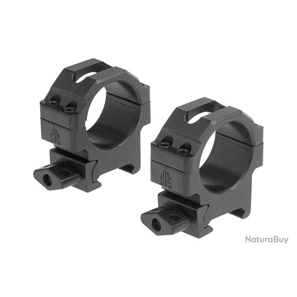 Leapers 30mm CNC Mount Rings Low - Ref: RG2W3104