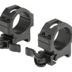 Leapers 30mm QD CNC Mount Rings Low - Ref: RQ2W3104