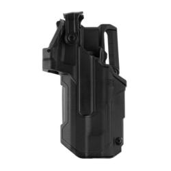 Blackhawk - T-Series L3D Duty Holster RDS for Glock 17/19/22/23/31/32/47 TLR-1/2 Left Side - Black -