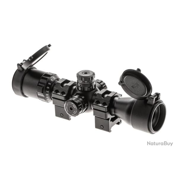 Leapers BugBuster 3-12X32 Scope Side AO Mil-Dot With QD Rings - Ref: SCP-M312AOWQ