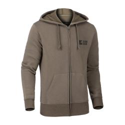 Clawgear - CG Logo Zip Hoodie - Taille S - RAL7013 - R&eacute;f: 11188233225