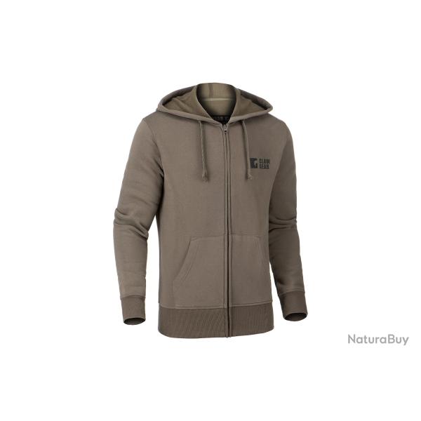 Clawgear - CG Logo Zip Hoodie - Taille S - RAL7013 - R�f: 11188233225