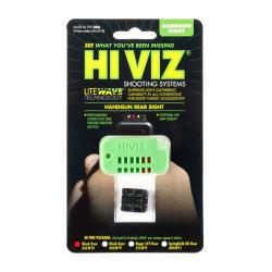 HIVIZ LiteWave Rear Sight for Glock 17/19 - Ref: GLLW15