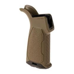 Strike Industries - AR Rubber Overmolded Pistol Grip in 15 degree - Dark Earth - R&eacute;f: SI-AR-OMPG-15-