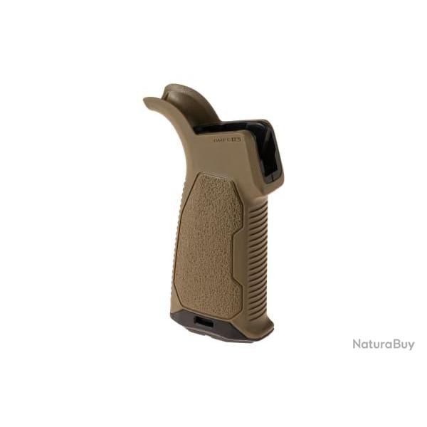 Strike Industries - AR Rubber Overmolded Pistol Grip in 15 degree - Dark Earth - R�f: SI-AR-OMPG-15-