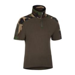 Invader Gear - Combat Shirt Short Sleeve - Taille S - Woodland - R&eacute;f: 10828382225