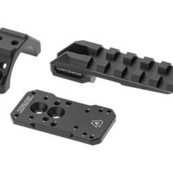 Strike Industries - ASM Ring Cap Multi Optic Mount System - R&eacute;f: SI-STRIKE-ASM-OM