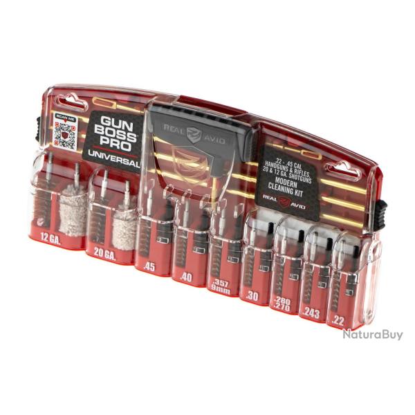Real Avid Gun Boss Pro Universal Gun Cleaning Kit - Ref: AVGBPRO-U