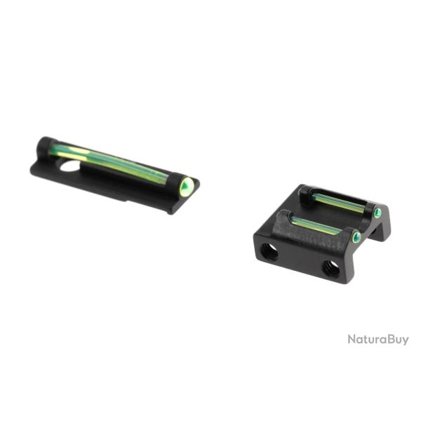 LPA Fiber Optic Sights Set for 6-8mm Shotgun Ribs BSS18 - Ref: 12319500000