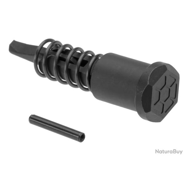 Strike Industries AR Forward Assist Hex Design Steel Construction - Ref: SI-AR-FA-BK