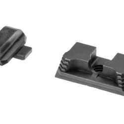 Strike Industries Iron Front and Rear sights for Sig Sauer P320 Standard Height - Ref: SI-P320-SIGHT