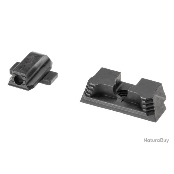 Strike Industries Iron Front and Rear sights for Sig Sauer P320 Standard Height - Ref: SI-P320-SIGHT