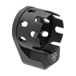 Strike Industries AR Enhanced Castle Nut & Extended End Plate - Ref: SI-AR-ECN&EEP-FDE
