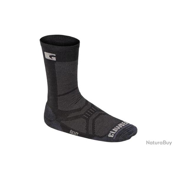 Clawgear - Merino Crew Socks - Taille 45-47 - Black - R�f: 11347006026