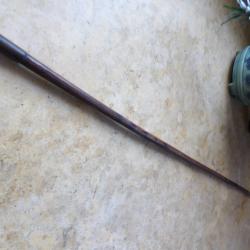 baguette ancienne bois pour fusil de chasse 90cm avec extracteur