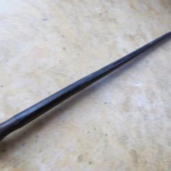 baguette ancienne tres tres fine 6.5mm fusil de chasse petit fanon de baleine 73cm