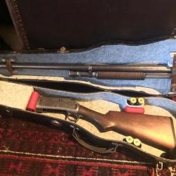 Winchester mod&egrave;le 1897 (1910) Cal 12 / 70 Take Down + &eacute;tui violon bois capitonn&eacute;