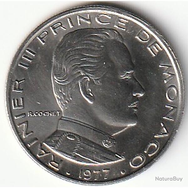 Pi�ce de Monnaie MONACO - PRINCIPAUT� DE MONACO -1 Franc - Rainier III 1977