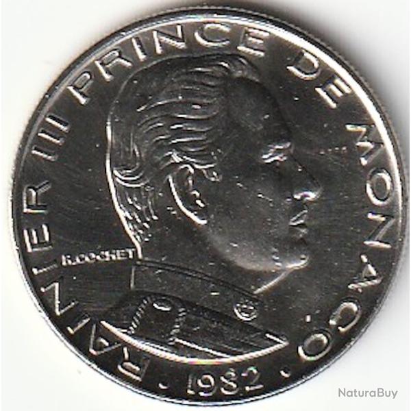 Pi�ce de Monnaie MONACO - PRINCIPAUT� DE MONACO -1 Franc - Rainier III 1982