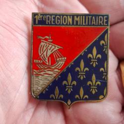INSIGNE ETAT MAJOR 1 er REGION MILITAIRE ( DRAGO - G 2219 )