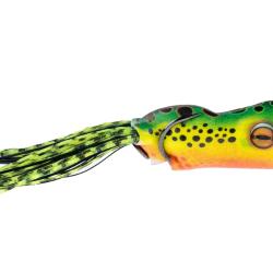 Leurre Souple Scum Frog Trophy Series Popper 14g 14g 10cm fire tiger
