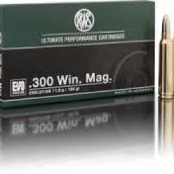 BALLE RWS EVOLUTION , Calibre: 300WM.