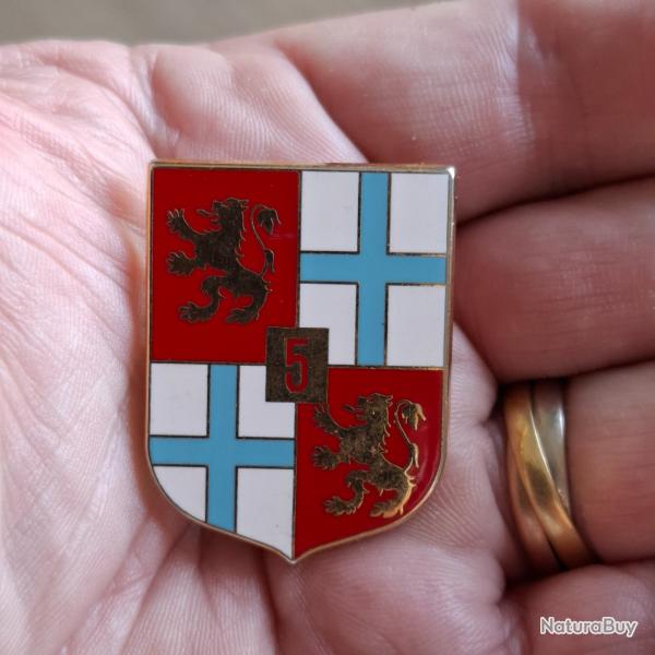INSIGNE ETAT MAJOR 5 eme REGION MILITAIRE ( AB - G 2478 )