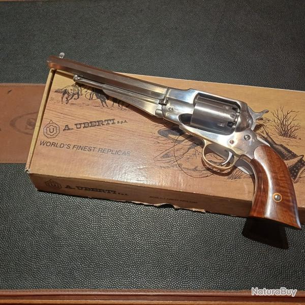 REVOLVER UBERTI 1858 NEW ARMY  8" INOX CAL 44 PN CAT D
