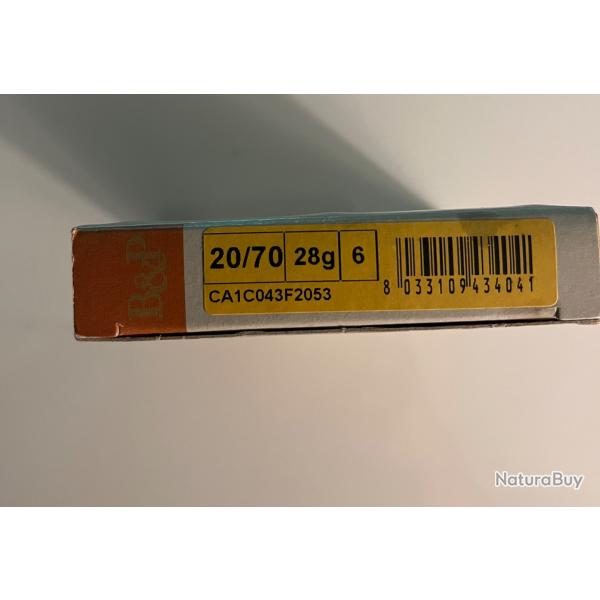 AFFAIRE A SAISIR 20 CARTOUCHES B&P F2 LONG RANGE CAL 20 PB 6- PORT OFFERT!