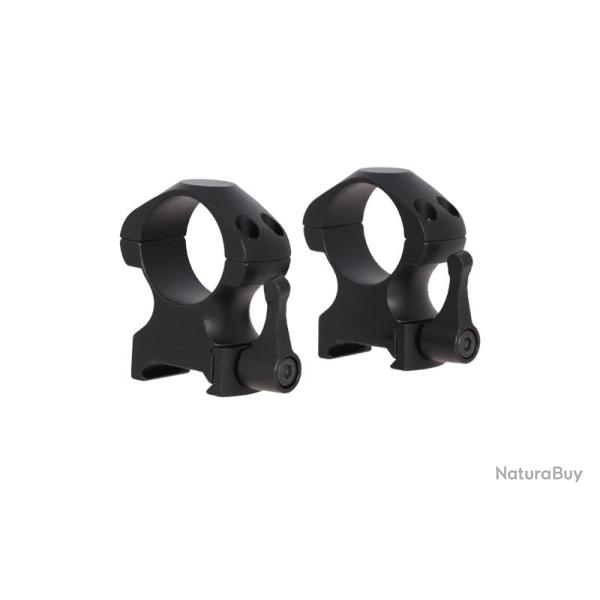 Paire de colliers de montage 1 pouce Weaver Hauteur de montage : BH9