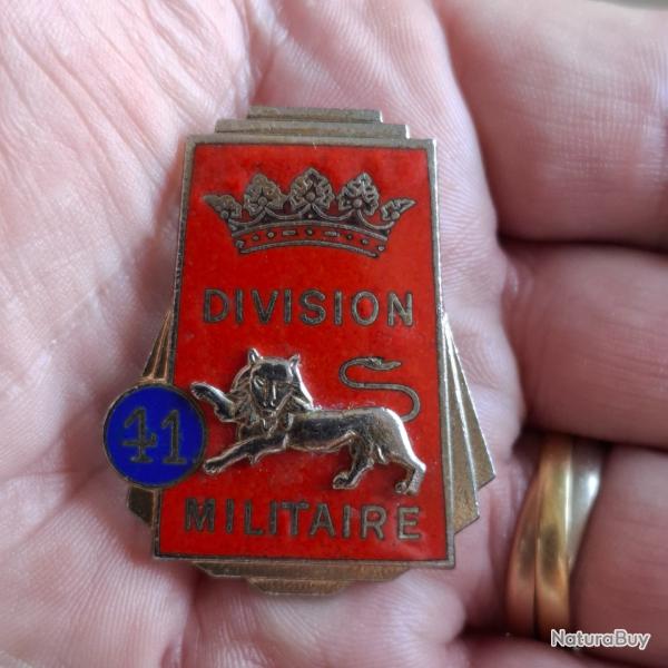 INSIGNE 41 eme DIVISION MILITAIRE ( DRAGO - G 2132 )