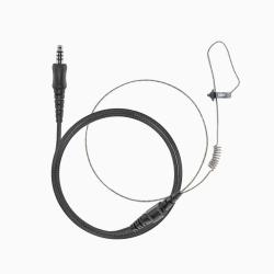 Oreillette Radio + Micro N-ear 360 Flexo(TM) (C&acirc;ble Tress&eacute;) 60 cm Jack 3,5 mm