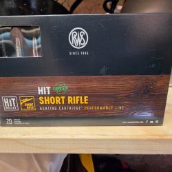 vends balles rws 300 wsm  short rifle 10.7g 165 gr