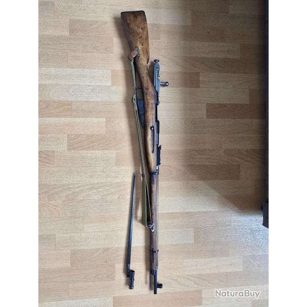 Beau mosin nagant 91/30 Tula 1928 boitier octogonale.