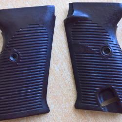 Plaquettes bak&eacute;lite marron P38 Allemand WW2