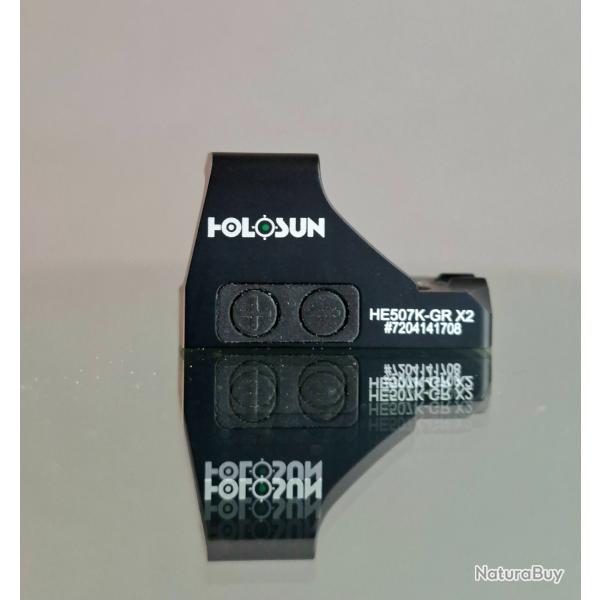 Viseur Reflex Holosun HE507K-GR X2 (Vert) - OCCASION / MOD�LE D'EXPOSITION - Empreinte K