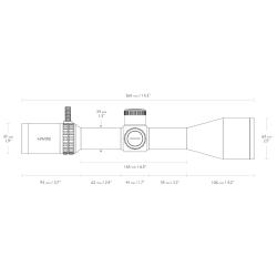 Hawke Vantage HD 34 FFP 5-25x56 SF FFP Mil Pro II (25x) - R&eacute;f: 14640